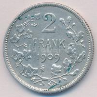 Belgium 1909. 2Fr Ag "II. Lipót" holland körirat T:2 fo.
Belgium 1909. 2 Francs Ag "...