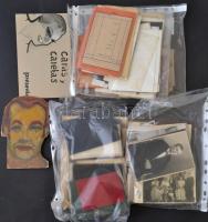 Zoltán Pál (1921-1975) színész, rendező, író életéről szóló fotók, negatívok, igazolványok, dokument...