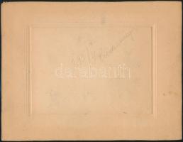 cca 1930 Színésztársulat? csoportképe, fotó Brunhuber Béla budapesti műterméből, kartonra ragasztva,...