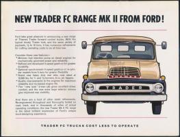 cca 1962-1964 Thames Trader FC Range MK II. Autó katalógus, angolul, képekkel illusztrált, 20 p