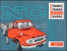 cca 1962-1965 Thames Trader NC Range. Autó katalógus, angolul, képekkel illusztrált, 16 p.