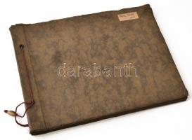 1938 Róma és Firenze, privát fotóalbum, benne 116 db vintage fénykép (városképek, épületfotók, műeml...