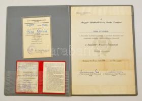 1968 a Magyar Népköztársaság Elnöki Tanácsa szocialista hazáért érdemrend adományozó oklevele, igazolvánnyal