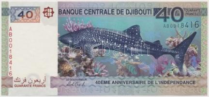 Dzsibuti 2017. 40Fr Függetlenség 40. évfordulója T:I Djibouti 2017. 40 Francs 40th Anniversary of Independence C:UNC