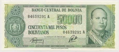 Bolívia 1984. 50.000P T:I Bolivia 1984. 50.000 Pesos C:UNC