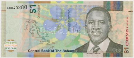 Bahamák 2017. 1$ T:I Bahamas 2017. 1 Dollar C:UNC