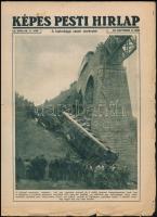 1931 Biatorbágyi vasúti merénylet, 3 db vintage fotó + a Képes Pesti Hírlap erről tudósító száma, 8x...