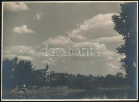 cca 1940 Belházy Dezső három aláírt vintage fotóművészeti alkotása, 11x17 cm és 17x24 cm közötti mér...