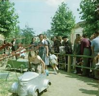 cca 1960 Budapest, Vidámpark, 2 db szabadon felhasználható, vintage negatív, 6x6 cm