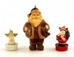Karácsonyi figurális gyertyák 3 db 15 cm-ig / Candles