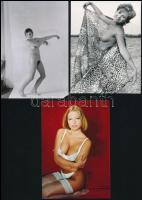 cca 1988 A férfifantázia csapongása, szolidan erotikus felvételek, 7 db vintage negatív + 9 db vinta...