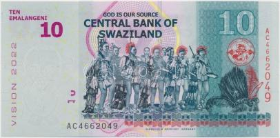 Szváziföld 2015. 10E T:I
Swaziland 2015. 10 Emalangeni C:UNC