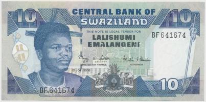 Szváziföld 2006. 10E T:I Swaziland 2006. 10 Emalangeni C:UNC