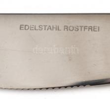 Horizon aranyozott fém evőeszközkészlet. 12 személyes, nem használt, számzáras táskában