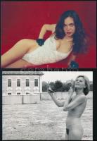 cca 1983 Volt is, lesz is, szolidan erotikus felvételek, 9 db vintage negatív + 11 db vintage fotó é...