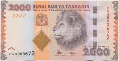 Tanzánia 2015. 2000Sh T:I Tanzania 2015. 2000 Shilingi C:UNC