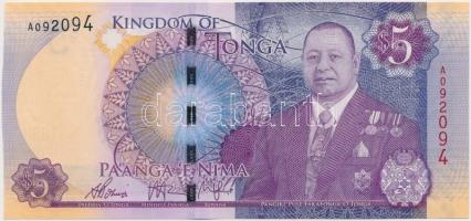 Tonga 2015. 5P T:I Tonga 2015. 5 Paanga C:UNC