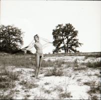 cca 1980 A lányok titkai, szolidan erotikus felvételek, 5 db vintage negatív + 10 db vintage fotó és...