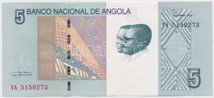Angola 2012. 5K T:I Angola 2012. 5 Kwanzas C:UNC