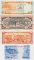 7db-os vegyes külföldi bankjegy tétel, közte Nicaragua, Paraguay, Peru T:I
7pcs of various banknote...