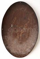 Cca 1970 nagyméretű zománc tábla "Budapesti Rendőr-főkapitányság Vizsgálati Osztály" régi ...