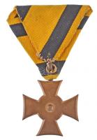 1867-1913. "Katonai Legénységi Szolgálati Jel II. osztálya" kitüntetés mellszalaggal T:1-,...