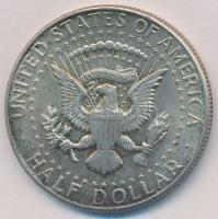 Amerikai Egyesült Államok 1964. 1/2$ Ag "Kennedy" T:1- kis patina USA 1964. 1/2 Dollar Ag ...