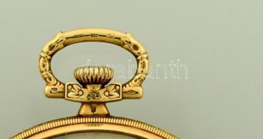 IWC Schaffhausen dupla 14 K arany hátlapos zsebóra nagyon szép állapotban / Vintage IWC Schaffhausen...