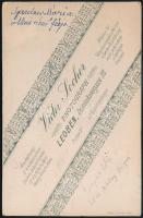 1906 Joseph Ziller osztrák-magyar ezredes, kitüntetésekkel, keményhátú fotó, 16,5×10,5 cm