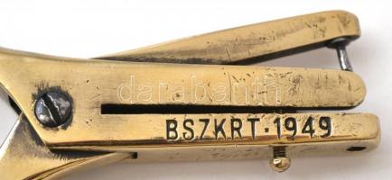 1949 BSZKRT villamos jegylyukasztó kalauzoknak. Feliratozott, szép állapotban