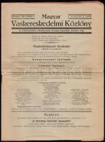 1929 Magyar Vaskereskedelmi Közlöny, I. évf. 6. szám. A Vaskereskedelmi Alkalmazottak Országos Egyes...