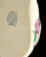 Herendi Eton mintás cipőcske, kézzel festett, jelzett, hibátlan, 10×5 cm