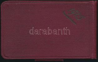 1915 J. Serravallo Trieste 1915-ös zsebnaptára, korabeli jegyzetekkel