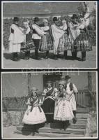 cca 1936 Czvek Gyula 4 db pecséttel jelzett, vintage fotóművészeti alkotása, 18x12 cm