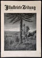 1914 Illustrirte Zeitung Nr. 3713. háborús száma, számos fekete-fehér fotóval, német nyelven, szakadásokkal, 42x30 cm, 344-361 p.