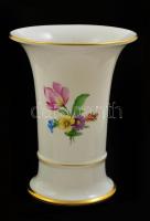 Höchst váza, kézzel festett, jelzett, hibátlan, m: 15 cm