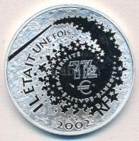 Franciaország 2002. 1 1/2E Ag "Pinokkió" eredeti dísztokban tanúsítvánnyal T:PP
France 20...