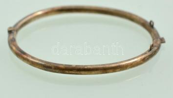 Aranyozott ezüst(Ag) gyerek karkötő, jelzett, 5×4,5 cm, nettó: 3,5 g