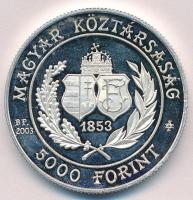 2003. 5000Ft Ag "150 éves a Budapesti Filharmóniai Társaság" T:2 (eredetileg PP) ph.
Adam...