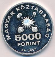 2008. 5000Ft Ag "Teller Ede" T:2 (eredetileg PP) 
Adamo EM214