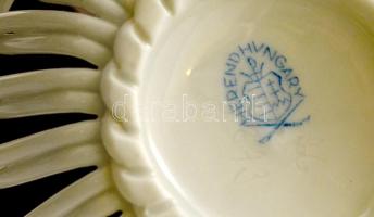 Herendi fonott, virágmintás tálka d. 9,5 cm