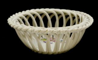 Herendi fonott, virágmintás tálka d. 9,5 cm