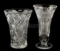 Üveg és kristály váza 14 cm