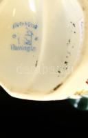 Hertwig-Katzhütte kisfiú, kézzel festett, jelzett, hibátlan, m: 11,5 cm