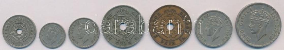 Dél-Rodézia 1934-1951. 1/2p-2Sh (7xklf) T:1-,2,2-
Southern Rhodesia 1934-1951. 1/2 Penny - 2 Shilli...