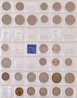 170db-os vegyes külföldi fémpénz tétel albumban, közte Peru, Uruguay Venezuela T:1-2
170pcs of vari...