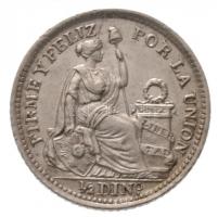 Peru 1916FG 1/2D Ag T:1-
Peru 1916FG 1/2 Dinero Ag C:AU
Krause KM#206.2