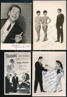 Cirkusz Varieté, 24 db különböző sajtófotó, 12,5×8 és 26×20 cm közötti méretekben