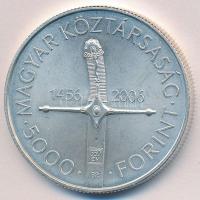 2006. 5000Ft Ag "Nándorfehérvári diadal" T:1
Adamo EM204