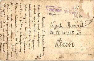 Alsóterény, Dolné Terany (Terény, Terany); Kastiel, Bercelova dom / Kastély, Berczel Sándor üzlete é...